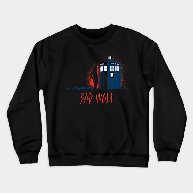 Bad Wolf Crewneck Sweatshirt by mannypdesign